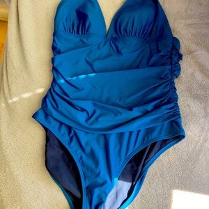 Boden Halter One-Piece Bathing Suit - Size 10